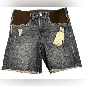 🔥Hot Sale🛍️ Time and Tru Maternity Comfort Stretch Bermuda Shorts NWT